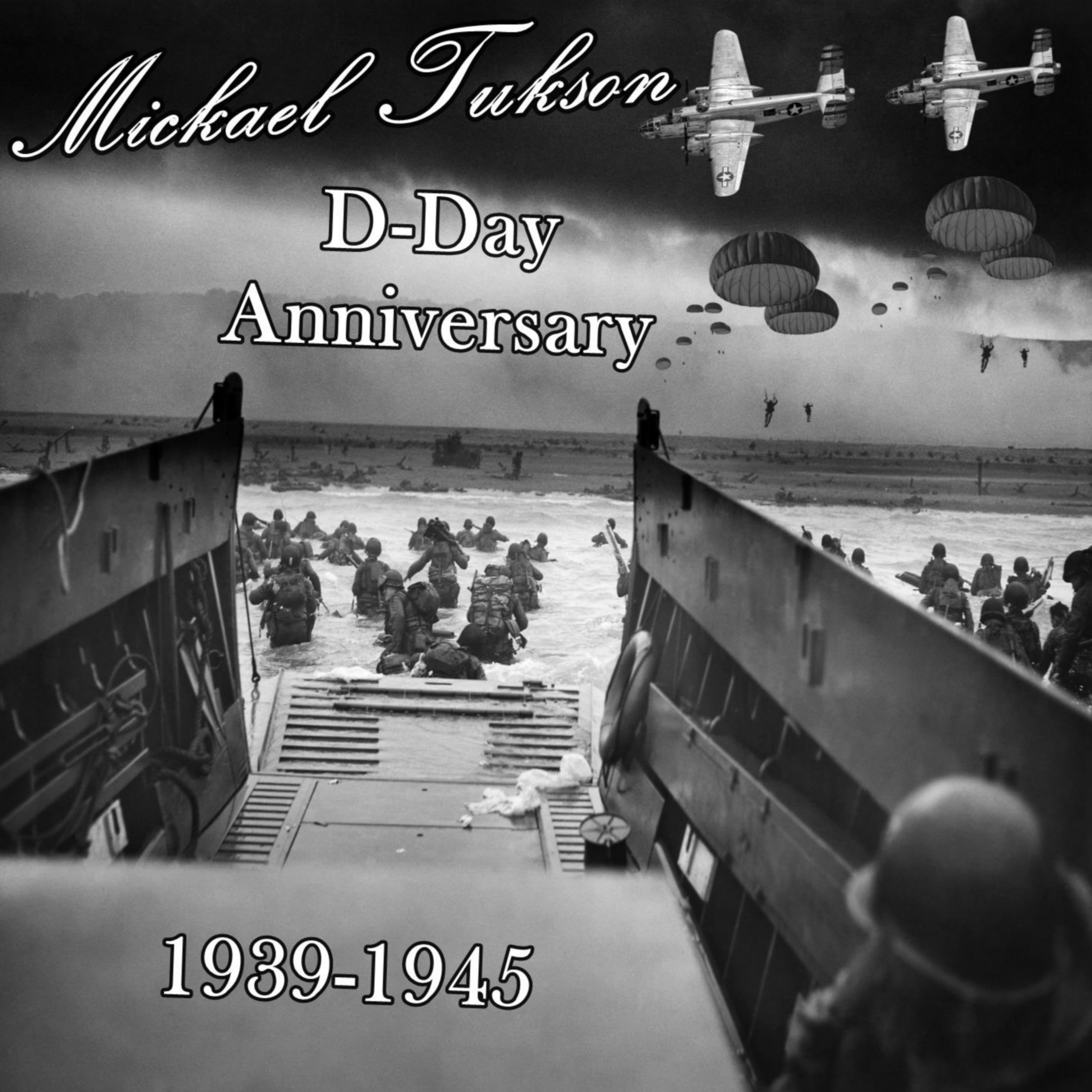 Pochette du single D-Day Anniversary de Mickael Tukson